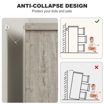 7 Drawer Dresser For Bedroom, Modern Double Dresser Organizer With Embedded Handles Design, Wooden Chest Of Drawers For Living Room, Nursery, Hallway 5 7 Drawer Dresser For Bedroom, Modern Double Dresser Organizer With Embedded Handles Design, Wooden Chest Of Drawers For Living Room, Nursery, Hallway - Image 5