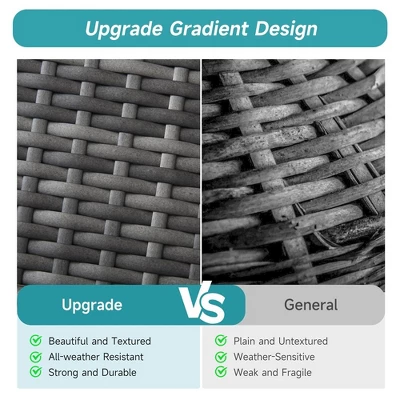 7 Piece Outdoor Sectional Sofa With Dining Table 6 7 Piece Outdoor Sectional Sofa With Dining Table - Image 6