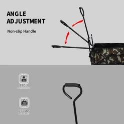 Collapsible Garden Cart With Removable Canopy, Extra Large Folding Utility Wagon Carts With 7" Wheels, 360 Degree Swivel Wheels & Adjustable Handle 11 Collapsible Garden Cart With Removable Canopy, Extra Large Folding Utility Wagon Carts With 7" Wheels, 360 Degree Swivel Wheels & Adjustable Handle -Garvee Sales GUEST 7b854f5c eb91 42c9 9487 1f13e6dac3c4