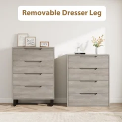Tall 4-Drawer Dresser, Freestanding Vertical Storage Cabinet For Bedroom, Closet, Living Room, Hallway, Or Entryway 9 Tall 4-Drawer Dresser, Freestanding Vertical Storage Cabinet For Bedroom, Closet, Living Room, Hallway, Or Entryway -Garvee Sales GUEST 7d691002 0e81 4e6c a4a6 16ce8aff266f