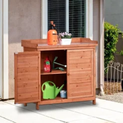 39 Inch Garden Storage Cabinet Outdoor Garden Horticultural Wooden Storage Cabinet Garden Potting Bench Table 13 39 Inch Garden Storage Cabinet Outdoor Garden Horticultural Wooden Storage Cabinet Garden Potting Bench Table -Garvee Sales GUEST 7e6f24e1 e0e5 4799 9b45 79f21dfeaa5e