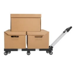 Portable Heavy Duty Folding Hand Truck 330lbs, 6 Wheels Collapsible Luggage Dolly Cart With 1 Elastic Ropes - Compact Trolley Cart For Easy Moving 13 Portable Heavy Duty Folding Hand Truck 330lbs, 6 Wheels Collapsible Luggage Dolly Cart With 1 Elastic Ropes - Compact Trolley Cart For Easy Moving -Garvee Sales GUEST 7fc5cf2a 4df2 4322 9114 dd8964e91455