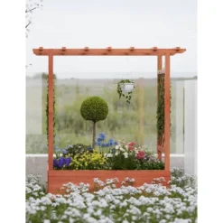 Raised Garden Bed With Trellis, Wood Planter Box With Side Trellis, Hanging Roof, And Drainage Holes, For Climbing Plants, Vines, Flowers 16 Raised Garden Bed With Trellis, Wood Planter Box With Side Trellis, Hanging Roof, And Drainage Holes, For Climbing Plants, Vines, Flowers -Garvee Sales GUEST 80d5b96f 39a0 480c 8ae8 b233ae239640