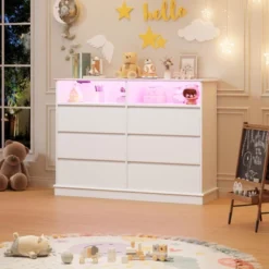 6/8 Drawer Dressers For Bedroom, Chest Of Drawers With Deep Drawers, Large Double Dresser For Closet With Wide Top, Horizontal Wooden Dresser 14 6/8 Drawer Dressers For Bedroom, Chest Of Drawers With Deep Drawers, Large Double Dresser For Closet With Wide Top, Horizontal Wooden Dresser -Garvee Sales GUEST 84782adb 8387 47bf acd7 aa39ab9582d6