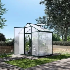 Heavy Duty Greenhouse For Outdoors With Doors And Adjustable Roof Vent Windows, Walk-in Large Sunhouse For Backyard Gardening 17 Heavy Duty Greenhouse For Outdoors With Doors And Adjustable Roof Vent Windows, Walk-in Large Sunhouse For Backyard Gardening -Garvee Sales GUEST 85cb61b2 1c18 4bcd 9c56 02d590175a5c