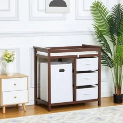 Wooden Baby Changing Table Solid Wood Diaper Changing Station Changing Table With Laundry Basket And Drawer 14 Wooden Baby Changing Table Solid Wood Diaper Changing Station Changing Table With Laundry Basket And Drawer -Garvee Sales GUEST 873aa0ff 492d 4854 98b1 41bbfff8d707