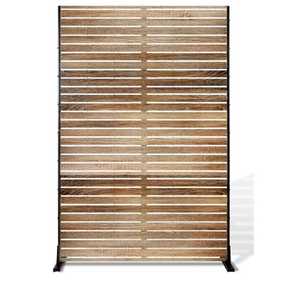 72" H Metal Privacy Screen For Outdoor, Freestanding Decorative Privacy Screen With Stable Base, Metal Fence Panel For Balcony Patio Garden 11 72" H Metal Privacy Screen For Outdoor, Freestanding Decorative Privacy Screen With Stable Base, Metal Fence Panel For Balcony Patio Garden - Image 11