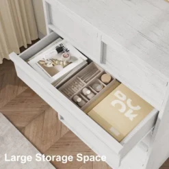 Garvee 7 Drawer Dresser For Bedroom, White 7 Chest Of Drawers Tall With Concave Handles, Wooden Dresser Organizer For Living Room Nursery Entryway 8 Garvee 7 Drawer Dresser For Bedroom, White 7 Chest Of Drawers Tall With Concave Handles, Wooden Dresser Organizer For Living Room Nursery Entryway -Garvee Sales GUEST 87cc29d6 df90 48bc a86a d3510eca9867