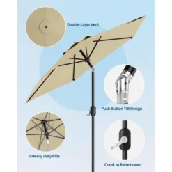 10FT Outdoor Patio Umbrella