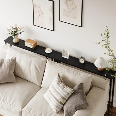 Narrow Console Table, 39.3" Small Entryway Table, Thin Sofa Table 5 Narrow Console Table, 39.3" Small Entryway Table, Thin Sofa Table - Image 5