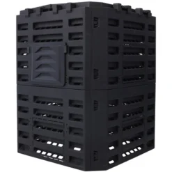 Garden Composter Bin Made From Recycled Plastic, Outdoor Compost Bin, 90/132 Gallons Large Compost Bin,abstract,black,25.5in,2.13ft 9 Garden Composter Bin Made From Recycled Plastic, Outdoor Compost Bin, 90/132 Gallons Large Compost Bin,abstract,black,25.5in,2.13ft -Garvee Sales GUEST 8c61ab02 ded9 4797 9a77 973a2c6c2732