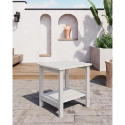 Sturdy 2-Tier HDPE Adirondack Side Table - Weather Resistant For Patio, Poolside, Porch - Indoor/Outdoor 19 Sturdy 2-Tier HDPE Adirondack Side Table - Weather Resistant For Patio, Poolside, Porch - Indoor/Outdoor -Garvee Sales GUEST 8d97e2a5 481c 4a28 83af ded7e1740071