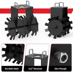 Disc Harrow Implements ATV Food Plot Impact Implements ATV/UTV Disc Harrow Plow Scraper Blade For Improving Soil Quality And Crop Yield -Garvee Sales GUEST 8da8f045 6382 4122 ba93 1b99daa88f6d