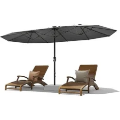 13ft Double-Sided Patio Umbrella, UV99% Protection, Fade-Resistant Outdoor Market Umbrella With Crank Handle, Alloy Steel Frame (No Base Included) 14 13ft Double-Sided Patio Umbrella, UV99% Protection, Fade-Resistant Outdoor Market Umbrella With Crank Handle, Alloy Steel Frame (No Base Included) -Garvee Sales GUEST 8e9c60f8 b068 4dea 922f 6175431f855c