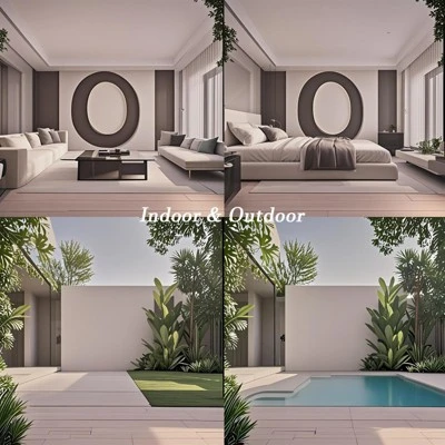 Outdoor Metal Privacy Screen 72"x47" Freestanding Decorative Fence Panels With Stand,Steel Divider & Climbing Plant Trellis For Patio Garden Balcony 6 Outdoor Metal Privacy Screen 72"x47" Freestanding Decorative Fence Panels With Stand,Steel Divider & Climbing Plant Trellis For Patio Garden Balcony - Image 6