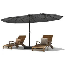 15FT Large Patio Double-Sided Rectangle Market Umbrella With Base For Poolside Lawn Backyard 19 15FT Large Patio Double-Sided Rectangle Market Umbrella With Base For Poolside Lawn Backyard -Garvee Sales GUEST 901fb276 8f02 409e ba07 bdd50408aca7