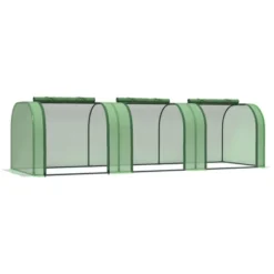 Mini Greenhouse With Roll-Up Zippered Doors, Steel Frame, UV Waterproof Cover, Portable Outdoor Tunnel Green House For Herbs, Flowers, Seedlings 15 Mini Greenhouse With Roll-Up Zippered Doors, Steel Frame, UV Waterproof Cover, Portable Outdoor Tunnel Green House For Herbs, Flowers, Seedlings -Garvee Sales GUEST 906256fd c031 4ece 8a99 349f00f39496
