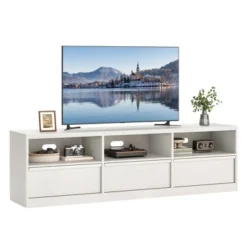 70 Inch TV Stand For 80" TVs, Mid Century Modern Entertainment Center With Storage Drawer & Open Shelves 28 70 Inch TV Stand For 80" TVs, Mid Century Modern Entertainment Center With Storage Drawer & Open Shelves -Garvee Sales GUEST 919b48fe 117f 4d47 a969 2a432a49212f