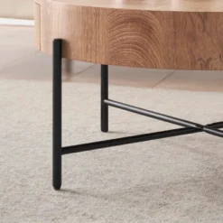 Round Coffee Table With Storage With Drawers Farmhouse Circle Table, Easy To Assemble Wood Accent Center Table 11 Round Coffee Table With Storage With Drawers Farmhouse Circle Table, Easy To Assemble Wood Accent Center Table -Garvee Sales GUEST 95af3c43 dc21 427d acd0 d71dcf80bda4