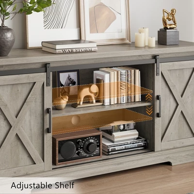 TV Stand For 65 Inch, Entertainment Center Farmhouse TV & Media Furniture 2 TV Stand For 65 Inch, Entertainment Center Farmhouse TV & Media Furniture - Image 2