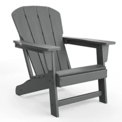 Outdoor Adirondack Chair - HDPE, With Wide Armrests & Slatted Back, All-Weather For Patio & Pool, Ergonomic Backrest 20 Outdoor Adirondack Chair - HDPE, With Wide Armrests & Slatted Back, All-Weather For Patio & Pool, Ergonomic Backrest -Garvee Sales GUEST 969aa9e8 4640 48ec 834a 3e6d68629386