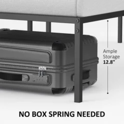 Full Metal Platform Bed Frame With Storage Drawers Steel Slat Support - No Box Spring Needed, Mattress Foundation, Heavy Duty, Easy Assembly 9 Full Metal Platform Bed Frame With Storage Drawers Steel Slat Support - No Box Spring Needed, Mattress Foundation, Heavy Duty, Easy Assembly -Garvee Sales GUEST 970adeed 0451 4410 9e66 65e9042de37e