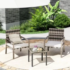 Whizmax 3 Pieces Patio Furniture Set, Indoor/Outdoor Rattan Sectional Sofa Conversation Bistro Set For Garden Balcony Backyard Porch Lawn 10 Whizmax 3 Pieces Patio Furniture Set, Indoor/Outdoor Rattan Sectional Sofa Conversation Bistro Set For Garden Balcony Backyard Porch Lawn -Garvee Sales GUEST 9833ecd2 880f 456b 96d7 670ed5828236