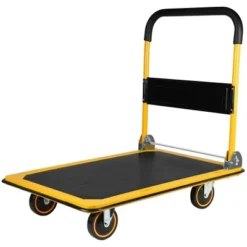 Platform Truck Dolly Large Foldable Moving Cart For Easy Mobile Storage, 360 Degree Swivel Wheels 660 Lbs Weight Capacity 11 Platform Truck Dolly Large Foldable Moving Cart For Easy Mobile Storage, 360 Degree Swivel Wheels 660 Lbs Weight Capacity -Garvee Sales GUEST 9839af1c e873 418a ad1f a44872ce85cb