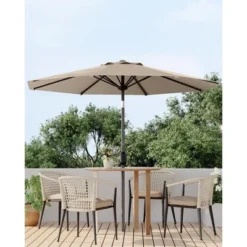 Garvee 9FT Patio Umbrella Outdoor With Push Button Tilt And Crank, 8 Sturdy Ribs UV Protection Waterproof For Garden, Pool, Brown 13 Garvee 9FT Patio Umbrella Outdoor With Push Button Tilt And Crank, 8 Sturdy Ribs UV Protection Waterproof For Garden, Pool, Brown -Garvee Sales GUEST 9d3d53fd 348a 4213 85de 84992827c487