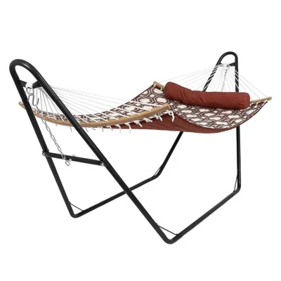 Heavy-Duty Steel Hammock Stand For 2 People, Portable Design,for 9.5 To 14 Ft Hammocks,Ideal For Outdoor Balconies, Porches, Patios And Backyards. 3 Heavy-Duty Steel Hammock Stand For 2 People, Portable Design,for 9.5 To 14 Ft Hammocks,Ideal For Outdoor Balconies, Porches, Patios And Backyards. - Image 3