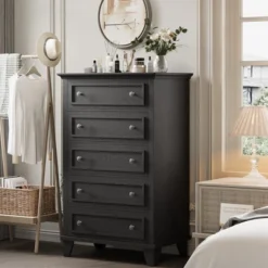 Garvee 5 Drawer Dresser For Bedroom, 48" Tall Wood Dresser & Chests Of Drawers, Modern TV Stand Chest Organizer For Living Room 14 Garvee 5 Drawer Dresser For Bedroom, 48" Tall Wood Dresser & Chests Of Drawers, Modern TV Stand Chest Organizer For Living Room -Garvee Sales GUEST 9d92d2c4 eebf 4f43 ae4d dcf952f8e05d