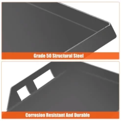 3/8" Skid Steer Attachment Plate, Universal Quick Mount Plate, Grade 50 Structural Steel, Anti-Rust Surface, Silver -Garvee Sales GUEST 9dc1ed1d 34db 4a5a 86fc 52fda4b0929b