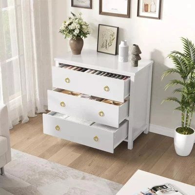 Freestanding Dresser Storage, Vertical Cabinet With Storage Drawer Dresser, Wooden Closet Dressers Chest For Bedroom, Nursery, Living Room 2 Freestanding Dresser Storage, Vertical Cabinet With Storage Drawer Dresser, Wooden Closet Dressers Chest For Bedroom, Nursery, Living Room - Image 2