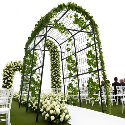 Garden Arch Trellis 7.5FT – Extra Tall Metal Pergola Arbor With Polyethylene-Coated Steel, Adjustable Width, For Climbing Plants & Outdoor Décor 1 Garden Arch Trellis 7.5FT – Extra Tall Metal Pergola Arbor With Polyethylene-Coated Steel, Adjustable Width, For Climbing Plants & Outdoor Décor