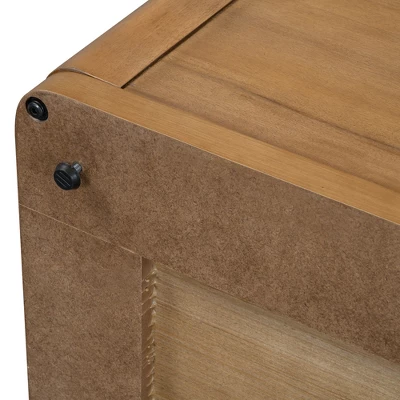 30.8" Modern Square Coffee Table, 2 Tier Center Table With Open Storage, Accent Coffee Table Nightstand For Living Room Bedroom Office 5 30.8" Modern Square Coffee Table, 2 Tier Center Table With Open Storage, Accent Coffee Table Nightstand For Living Room Bedroom Office - Image 5