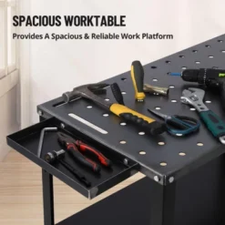 Welding Table - 36"x19"/36"x24", Steel Welding Workbench Table, 5/8-inch Fixture Holes, 1200lbs/1500lbs Load Capacity Portable Work Bench -Garvee Sales GUEST a39fad28 5bd8 4db7 bf4d c0ff1f3a43bc