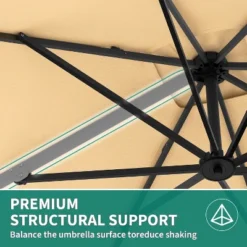 10ftx10ft Cantilever Patio Umbrella With Base,umbrella Outdoor Patio,360 Rotation Outdoor Umbrella With Stand For Deck,Pool,Backyard 13 10ftx10ft Cantilever Patio Umbrella With Base,umbrella Outdoor Patio,360 Rotation Outdoor Umbrella With Stand For Deck,Pool,Backyard -Garvee Sales GUEST a3ae8722 b7e7 45b1 b1b7 fe9dbc97876e