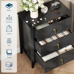 Modern Fluted Dresser, 3/5/6/7 Drawer Wood Dresser For Bedroom, Modern Chest Of Drawers, Storage Organizer Cabinet For Living Room, Entryway 11 Modern Fluted Dresser, 3/5/6/7 Drawer Wood Dresser For Bedroom, Modern Chest Of Drawers, Storage Organizer Cabinet For Living Room, Entryway -Garvee Sales GUEST a40f8dd9 7a7d 4d1d 9f57 9ecf62762121