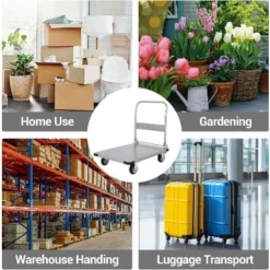 2000lbs Steel Platform Truck 36"x24" Foldable Push Dolly Flatbed Cart With Wheels 12 2000lbs Steel Platform Truck 36"x24" Foldable Push Dolly Flatbed Cart With Wheels -Garvee Sales GUEST a42b7580 d1b1 4c85 ab1b 9bcb368766cb