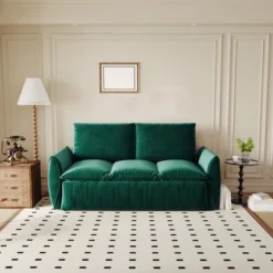 70.9" Pull-Out Sofa Bed, Convertible Sleeper Sofa With Pillow, 3 Seat Velvet Sleeper Couch, Loveseat Sleeper Sofa For Living Room Bedroom -Garvee Sales GUEST a5351d14 5c7b 4757 b6e6 d2058893db8f