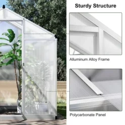 Heavy Duty Greenhouse For Outdoors With Doors And Adjustable Roof Vent Windows, Walk-in Large Sunhouse For Backyard Gardening 13 Heavy Duty Greenhouse For Outdoors With Doors And Adjustable Roof Vent Windows, Walk-in Large Sunhouse For Backyard Gardening -Garvee Sales GUEST a5c61386 4b3e 4f6b b944 4dbecf7ccf4b