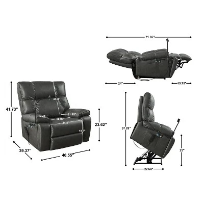 Power Lift Recliner Chair With Remote Control Hidden Cup Holder Adjustable Phone Holder Electric Massage Chair 5 Power Lift Recliner Chair With Remote Control Hidden Cup Holder Adjustable Phone Holder Electric Massage Chair - Image 5