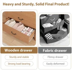 5 Drawer Dresser For Bedroom, 45.2" Tall Brown Chest Of Drawer With V Shape Design, Modern Wooden Closet Nightstand For Living Room Entryway Nursery 9 5 Drawer Dresser For Bedroom, 45.2" Tall Brown Chest Of Drawer With V Shape Design, Modern Wooden Closet Nightstand For Living Room Entryway Nursery -Garvee Sales GUEST a9d81be7 caf6 4cf4 909b 3e115c6c14a0