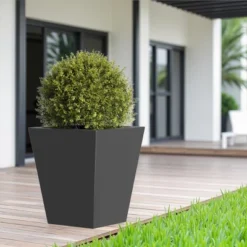 18" Outdoor Flower Plant Pots, Outsunny Tall Planters With Drainage Hole, Indoor Planters For Porch, Front Door, Entryway, Patio And Deck Black 9 18" Outdoor Flower Plant Pots, Outsunny Tall Planters With Drainage Hole, Indoor Planters For Porch, Front Door, Entryway, Patio And Deck Black -Garvee Sales GUEST a9e1ea51 a66a 41a1 be0f 3362c2353e2f