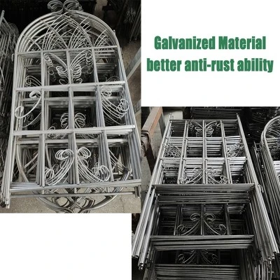 2 Pack Garden Trellis, 71"x19.7" Metal Plant Trellis, Wire Lattice Panel For Climbing Plants, Outdoor Rustproof Trellis Wall Decor For Plants Flowe 3 2 Pack Garden Trellis, 71"x19.7" Metal Plant Trellis, Wire Lattice Panel For Climbing Plants, Outdoor Rustproof Trellis Wall Decor For Plants Flowe - Image 3