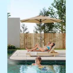 7.5ft Outdoor Patio Umbrella, Table Market Umbrella With 6 Sturdy Ribs UV Protection Waterproof For Garden, Deck, Backyard, Pool,Tan 10 7.5ft Outdoor Patio Umbrella, Table Market Umbrella With 6 Sturdy Ribs UV Protection Waterproof For Garden, Deck, Backyard, Pool,Tan -Garvee Sales GUEST ab9eebb7 fe10 4cc6 95a9 5863e51dd834