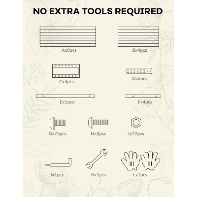8x4x2ft Galvanized Raised Garden Bed,Deep Root Planter Box For Vegetables,Flowers,Herbs-Large Metal Raised Garden Bed Kit Outdoor,Green 5 8x4x2ft Galvanized Raised Garden Bed,Deep Root Planter Box For Vegetables,Flowers,Herbs-Large Metal Raised Garden Bed Kit Outdoor,Green - Image 5