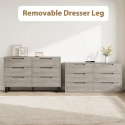 47.2" Freestanding Vertical Dresser Cabinet With 6 Drawer And Storage, Wooden Closet Storage Chest For Living Room, Hallway, Entryway, Bedroom 11 47.2" Freestanding Vertical Dresser Cabinet With 6 Drawer And Storage, Wooden Closet Storage Chest For Living Room, Hallway, Entryway, Bedroom -Garvee Sales GUEST acaf4025 b469 4768 8cdb c9402341aa16