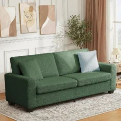 83" Modern 3-Seater Sofa, Deep Seat Couch With Wide Armrest, Removable Washable Cushion Cover, Boucle Fabric, Cozy Couch For Living Room Or Apartment 16 83" Modern 3-Seater Sofa, Deep Seat Couch With Wide Armrest, Removable Washable Cushion Cover, Boucle Fabric, Cozy Couch For Living Room Or Apartment -Garvee Sales GUEST ade3a25b 594b 438e afa4 eaa162845c4f