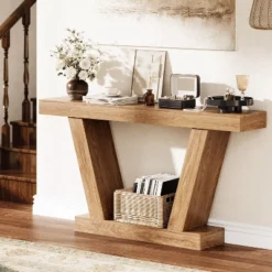 63-Inch Long Console Table, Wooden Sofa Narrow Entryway Table 12 63-Inch Long Console Table, Wooden Sofa Narrow Entryway Table -Garvee Sales GUEST aeade7d6 7c6b 43d7 bfc1 01a03f4631bc